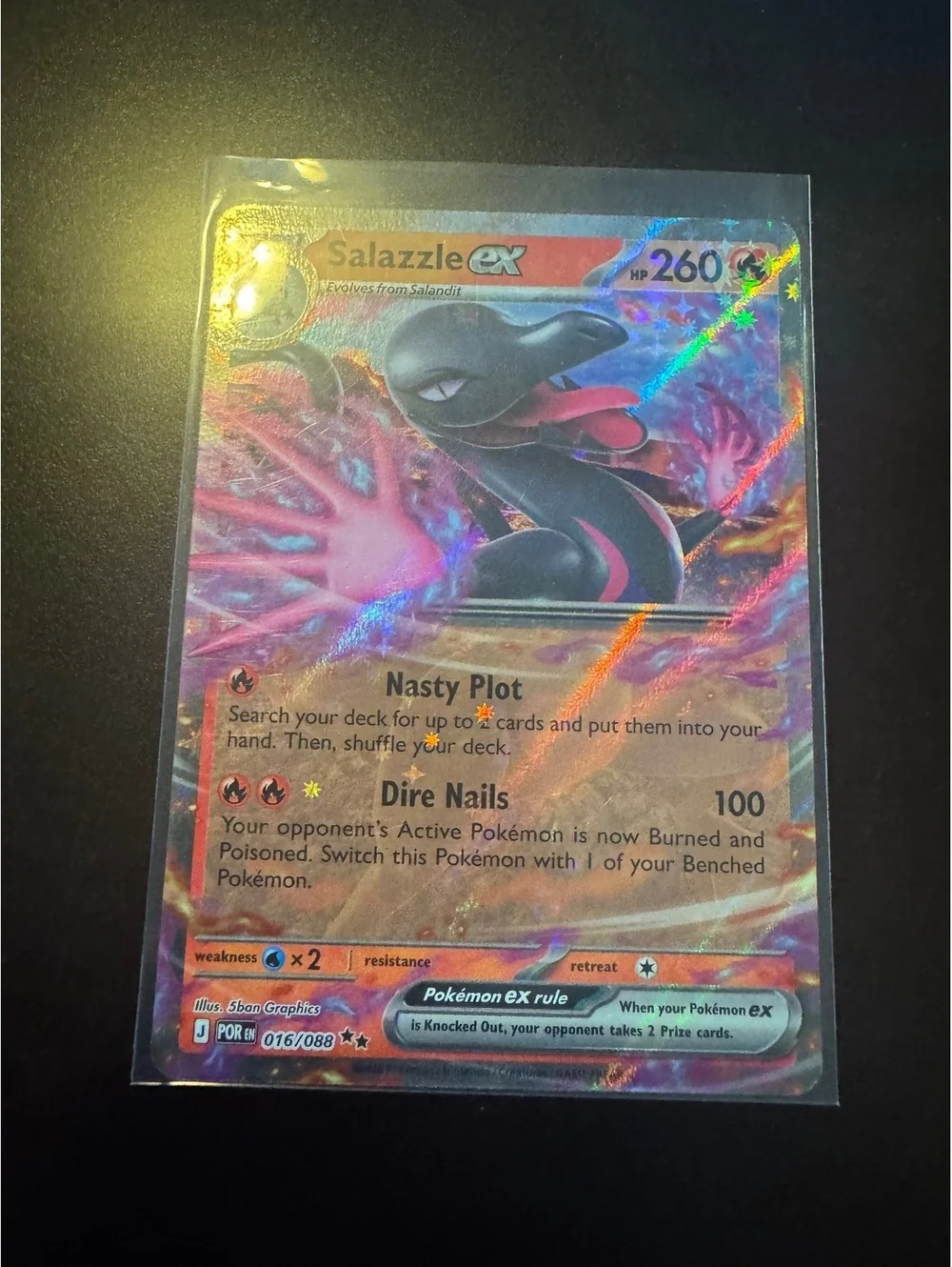 Skeledirge ex 032/190 Salazzle ex 016/088 Pokemon Lot